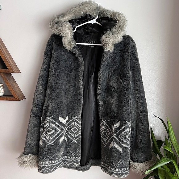 Vintage Coat Faux Fur - Picture 1 of 5